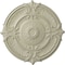 Ekena Millwork Attica Acanthus Leaf Ceiling Medallion (Canopies up to 4 5/8"), 53 1/2"OD x 3 1/2"P, Clear Yellow CM53ATCYF - alternate 1